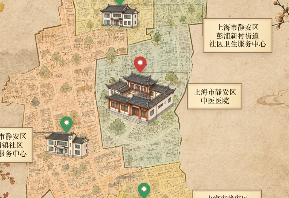 静安区中医非遗文化地图全览