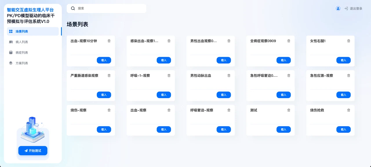 场景列表